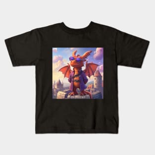 Comfy Dragon Tee – Because Dragons Are Just Rad, You Know? Kids T-Shirt